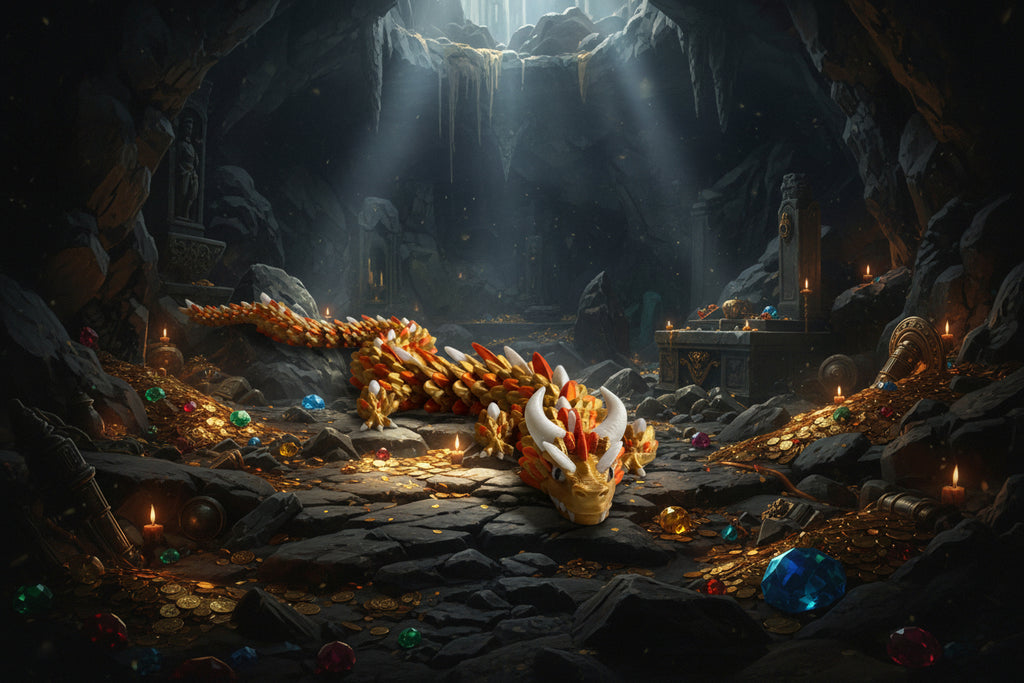 Seamless XL dragon egg with dragon