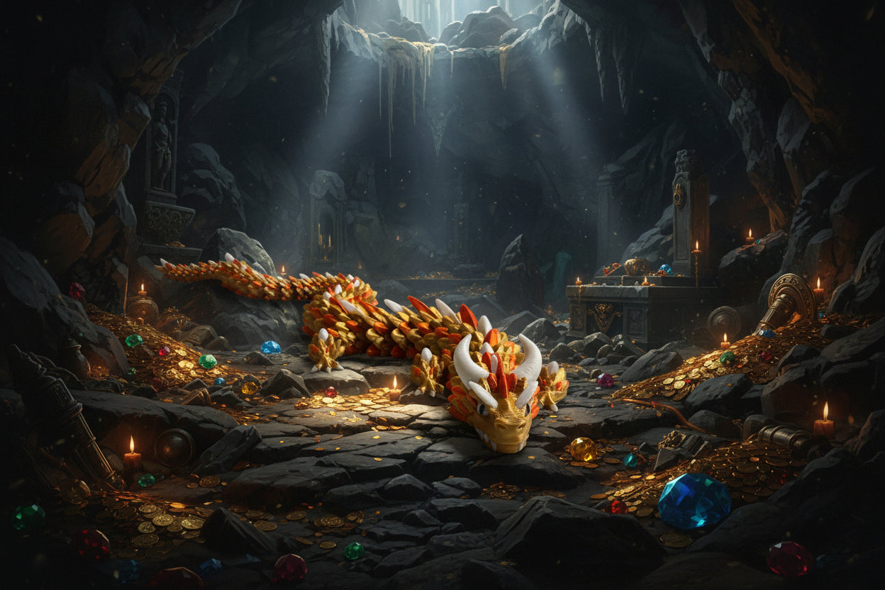 Seamless XL dragon egg with dragon