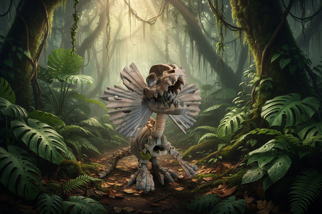 Giant flexi Dilophosaurus