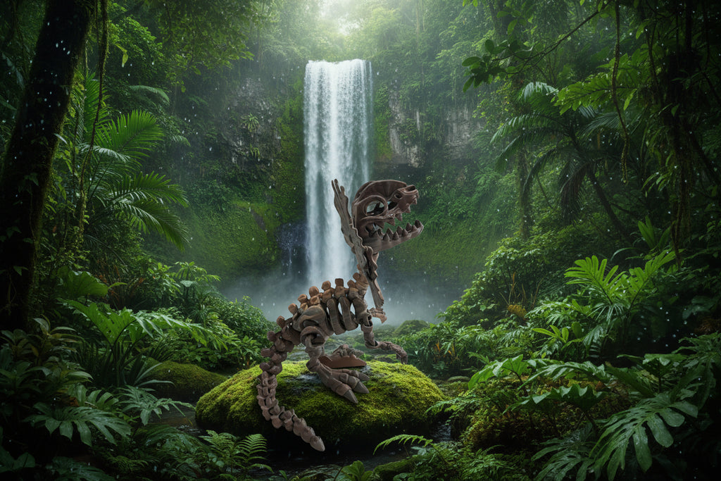 Giant flexi Dilophosaurus
