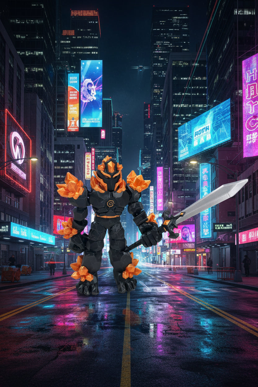 Crystal Warrior with sword